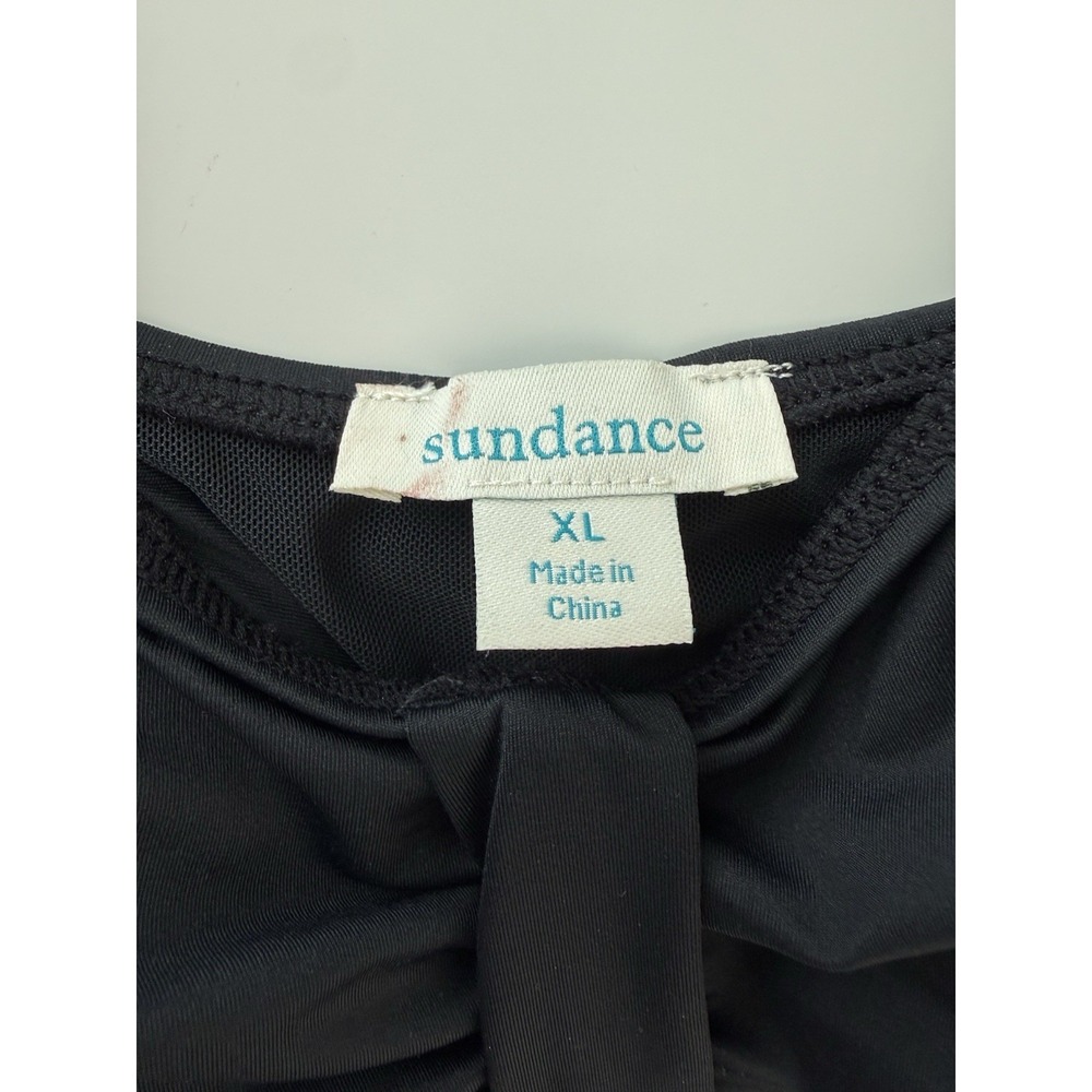 Sundance Seas The Day One Piece Black Swim Suit Womens XL Resortwear Vacation - Picture 7 of 11